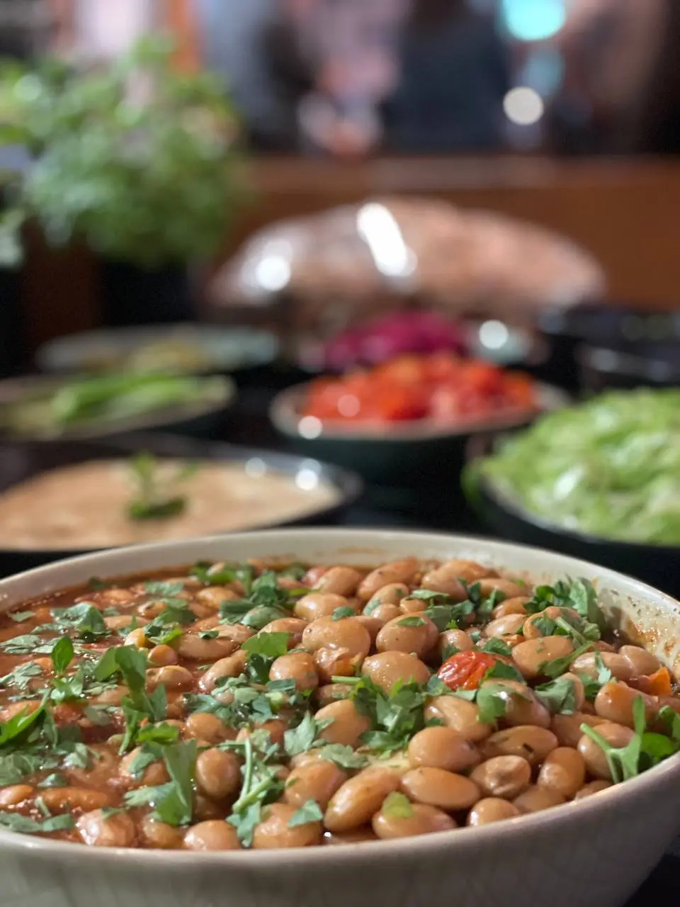 Bohnengericht Mit Kräutern Catering