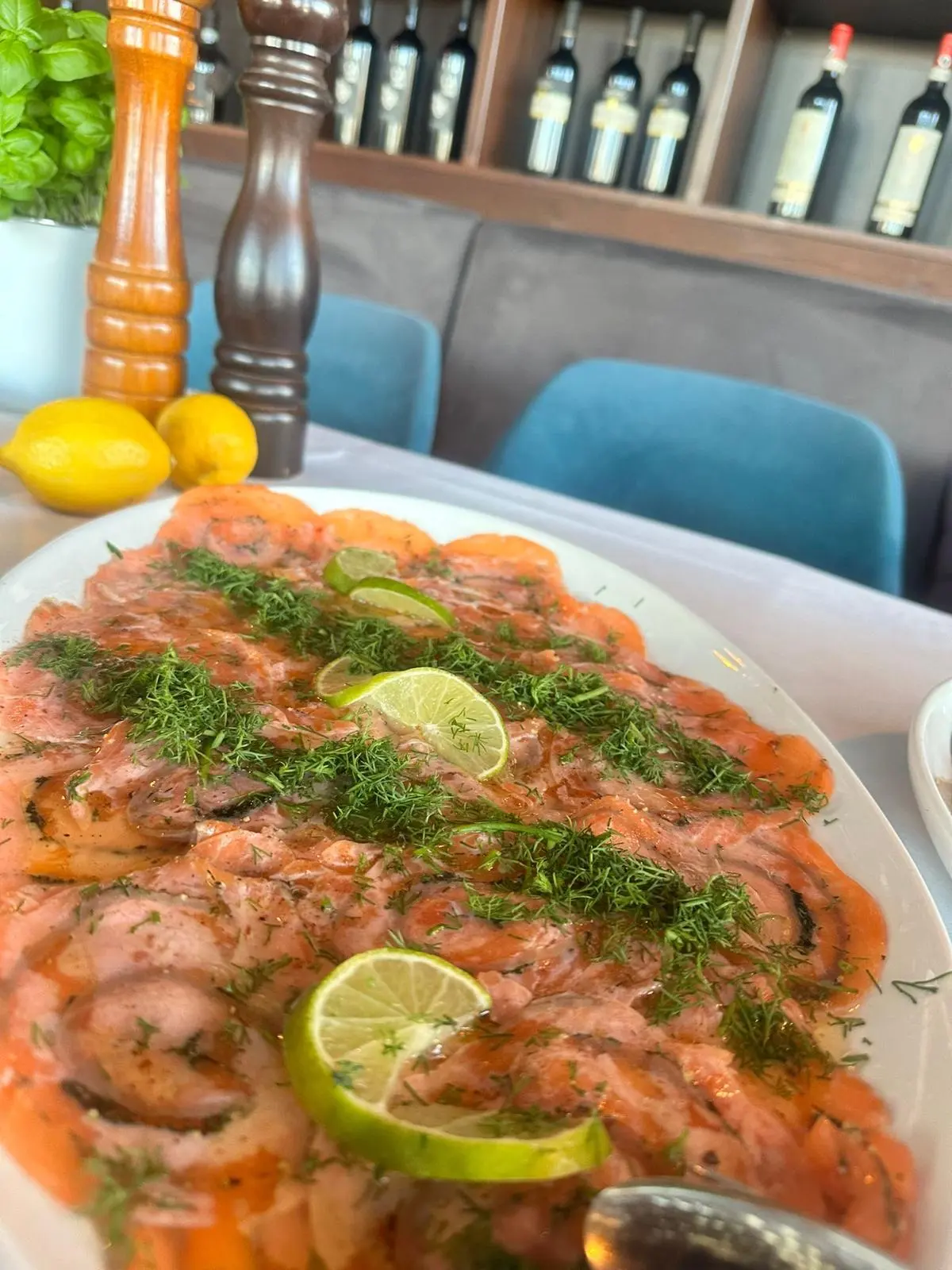 Lachs Carpaccio Mit Dill Und Limette Catering